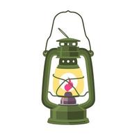 camping olielamp vector