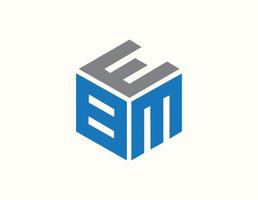 bme of bem brief vector logo ontwerp