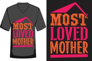 moeder dag typografie t-shirt ontwerp vector