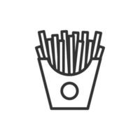 aardappel icoon vector illustratie. voedsel en Koken.