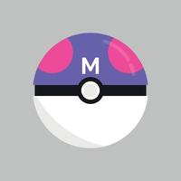 meester bal. Pokemon vector