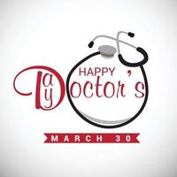 vector illustratie van een achtergrond voor wereld Internationale gelukkig dokter dag.