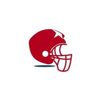 Amerikaans voetbal sport logo sjabloon ontwerp embleem vector