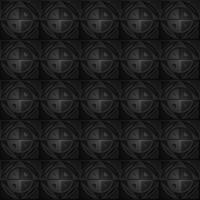 donker zwart mozaïek- abstract naadloos meetkundig rooster achtergrond vector
