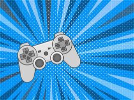 video spel controleur gadgets en apparaten achtergrond vector