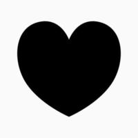 romantisch hart pictogram vector plat ontwerp in trendy stijl voor huwelijksfeest