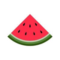 vers watermeloen vector geïsoleerd Aan wit achtergrond