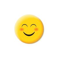 glimlach emoji gezicht. glimlach emoticon geïsoleerd vector