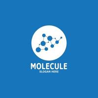 molecuul logo vector sjabloon illustratie