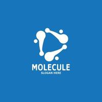 molecuul logo vector sjabloon illustratie