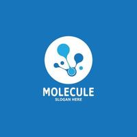 molecuul logo vector sjabloon illustratie