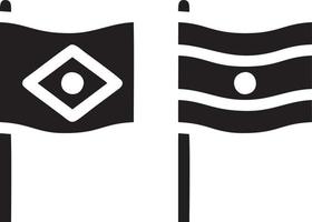 vlag icoon symbool vector afbeelding. illustratie van de golvend vlag plaats ontwerp afbeelding. eps 10.