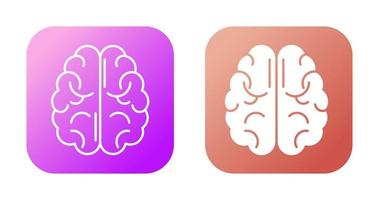 hersenen vector pictogram