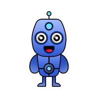 schattig vector robot ontwerp mascotte kawaii