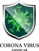 coronavirus vector symbool