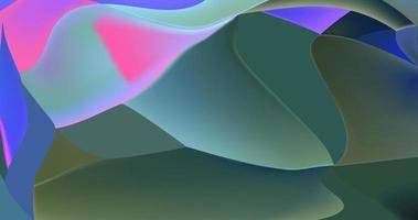 minimalistische ontwerp bestaande van een vloeistofachtig patroon met een holografische effect in divers kleuren.vector blauw neon hologram dromerig achtergrond. vector
