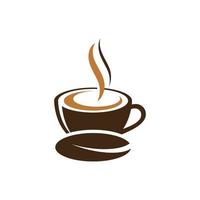 koffiekopje logo sjabloon vector