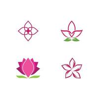 schoonheid vector lotus pictogram