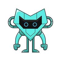 schattig illustratie ontwerp robot vector