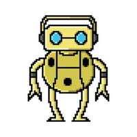 pixel kunst illustratie vector robot ontwerp kawaii