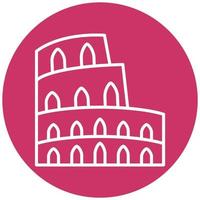 colosseum icoon stijl vector