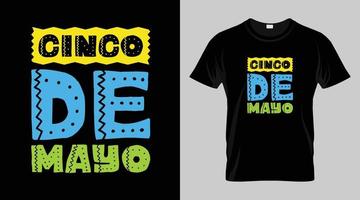 cinco de mayo festival t-shirt ontwerp, Mexicaans festival vector t-shirt ontwerp