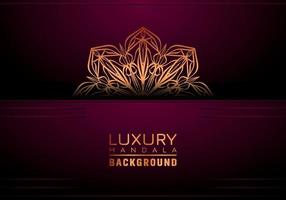 luxe mandala achtergrond sier, arabesk stijl met gouden arabesk patroon stijl. decoratief mandala ornament voor afdrukken, brochure, banier, omslag, poster, uitnodiging kaart vector