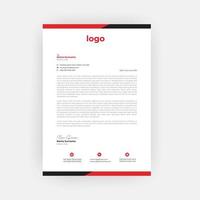 gemakkelijk creatief modern brief hoofd Sjablonen voor uw project ontwerp, vector illustratie, a4 grootte