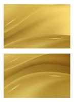 abstract glanzend kleur goud golf ontwerpelement vector