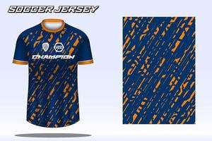 voetbal Jersey sport t-shirt ontwerp mockup voor Amerikaans voetbal club vector