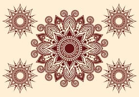 henna kunst vector