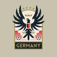 Duitsland World Cup Soccer Badges vector