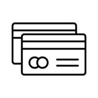 creditcards pictogram vector