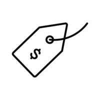 prijskaartje pictogram vector