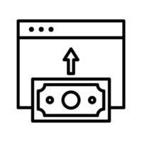 geldoverdracht pictogram vector