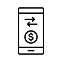 geld transactie pictogram vector