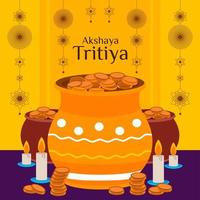 akshaya tritia illustratie vector