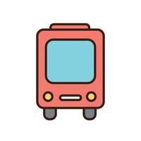 reizen. bus icoon. vector illustratie reizen bus
