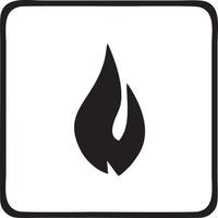 brand heet icoon symbool beeld vector. illustratie van de Gevaar brand brandwond beeld ontwerp. eps 10 vector