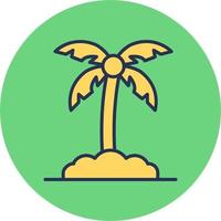 palm blad vector icoon