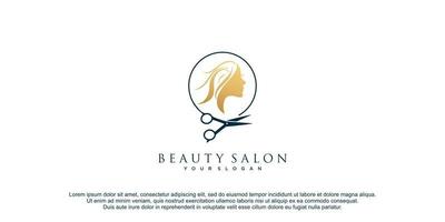schoonheid salon logo ontwerp premie vector
