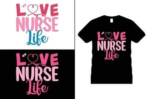 verpleegster t-shirt ontwerp, grappig dokter minnaar vector. gebruik voor t-shirt, mokken, stickers, kaarten, enz. vector