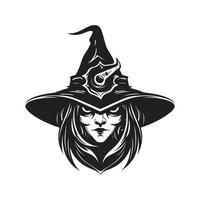 heks, logo concept zwart en wit kleur, hand- getrokken illustratie vector
