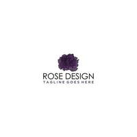 roos vector logo ontwerp sjabloon, minimaal bloemblad schoonheid icoon, salon bloemen abstract teken, vector illustratie