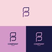 de brief b logo met een schoon en modern stijl ook toepassingen een vervaagd helling rood kleur met een meer professioneel nuance, welke is perfect voor versterking uw bedrijf logo branding vector