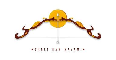 shree RAM navami, vector illustratie