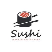 sushi vector logo sjabloon, of Japans specialiteiten.