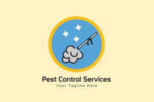 plaag controle logo vector illustratie