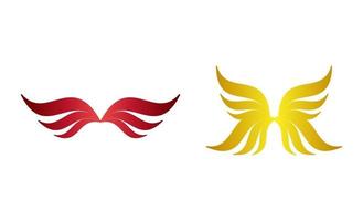 vleugels logo ontwerpsjabloon vector
