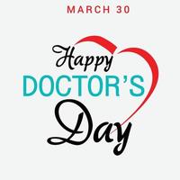 vector illustratie van een achtergrond voor wereld Internationale gelukkig dokter dag.